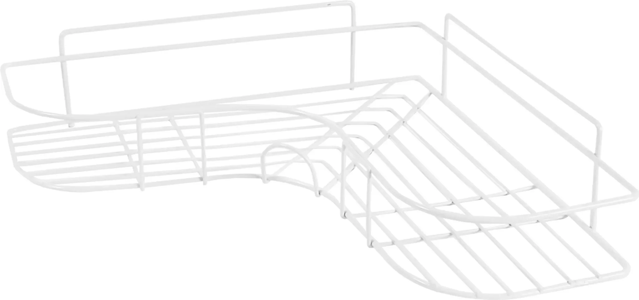 Aga Badezimmer Eckregal – Weiß
